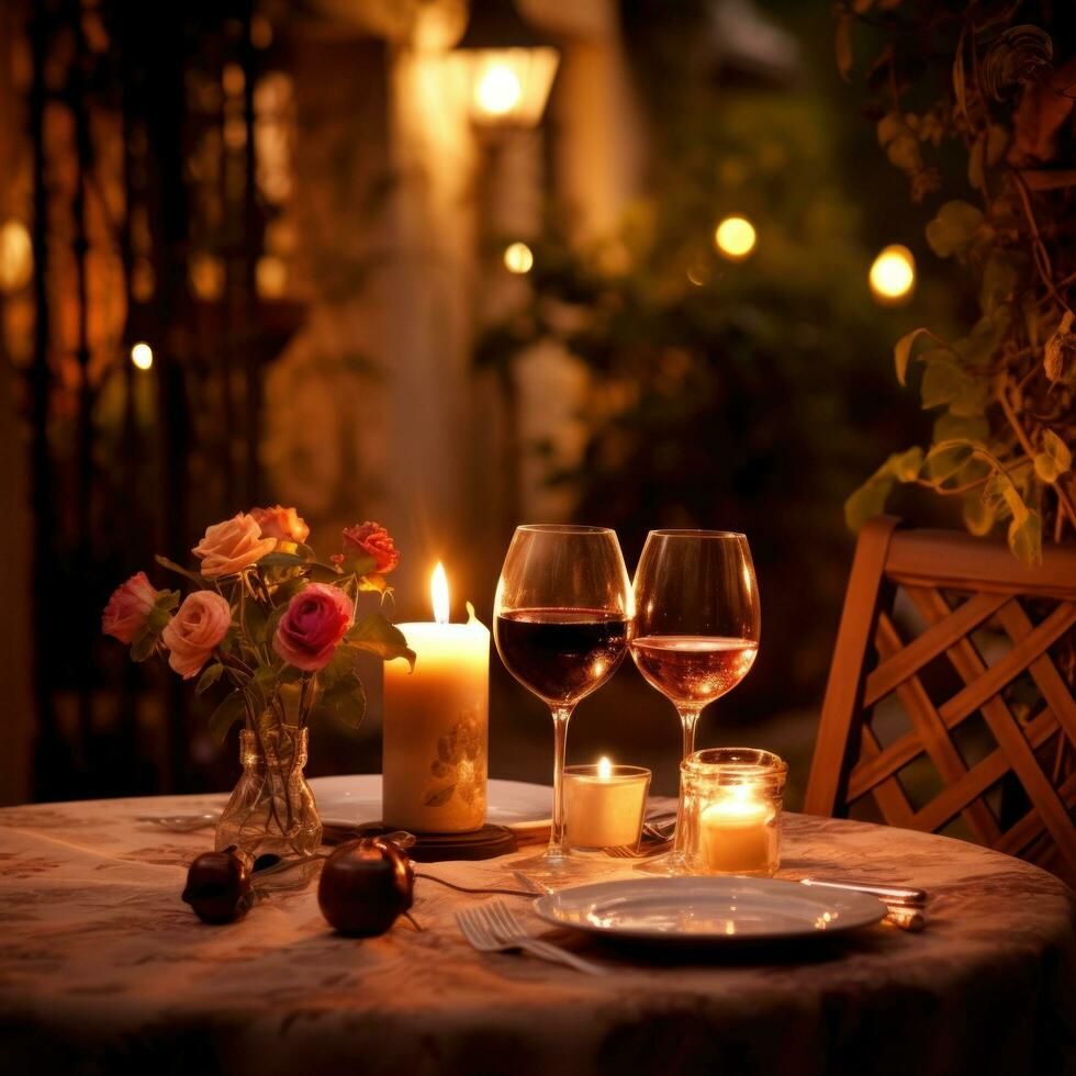 Couple's Velvet Table